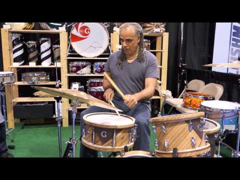 Mino Cinelu @Gaai Drums_1 NAMM2015