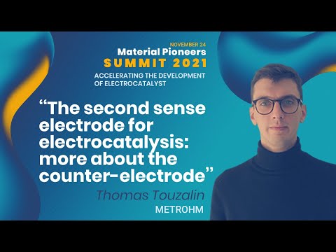 The second sense electrode for electrocatalysis - Motrohm Autolab