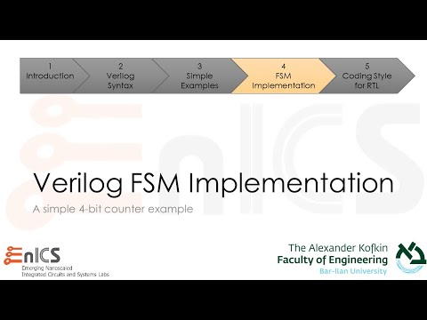 DVD - עברית Lec 2d: Verilog FSM Implementation