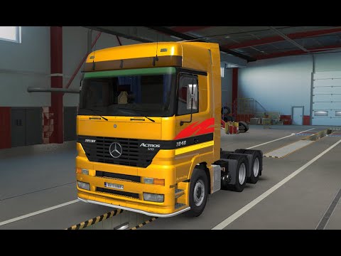 Mercedes Benz Actros MP1 - EURO TRUCK SIMULATOR 2 | Finland Trip