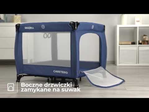 Детский манеж Caretero Quadra black, арт. TERO-3996