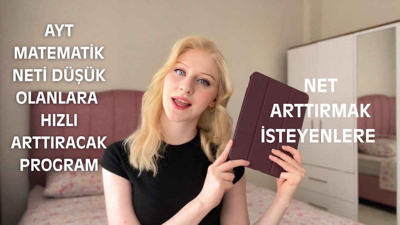 AYT Matematiğin Düşükse Netini Arttıracak Programımı Gösteriyorum #yks 