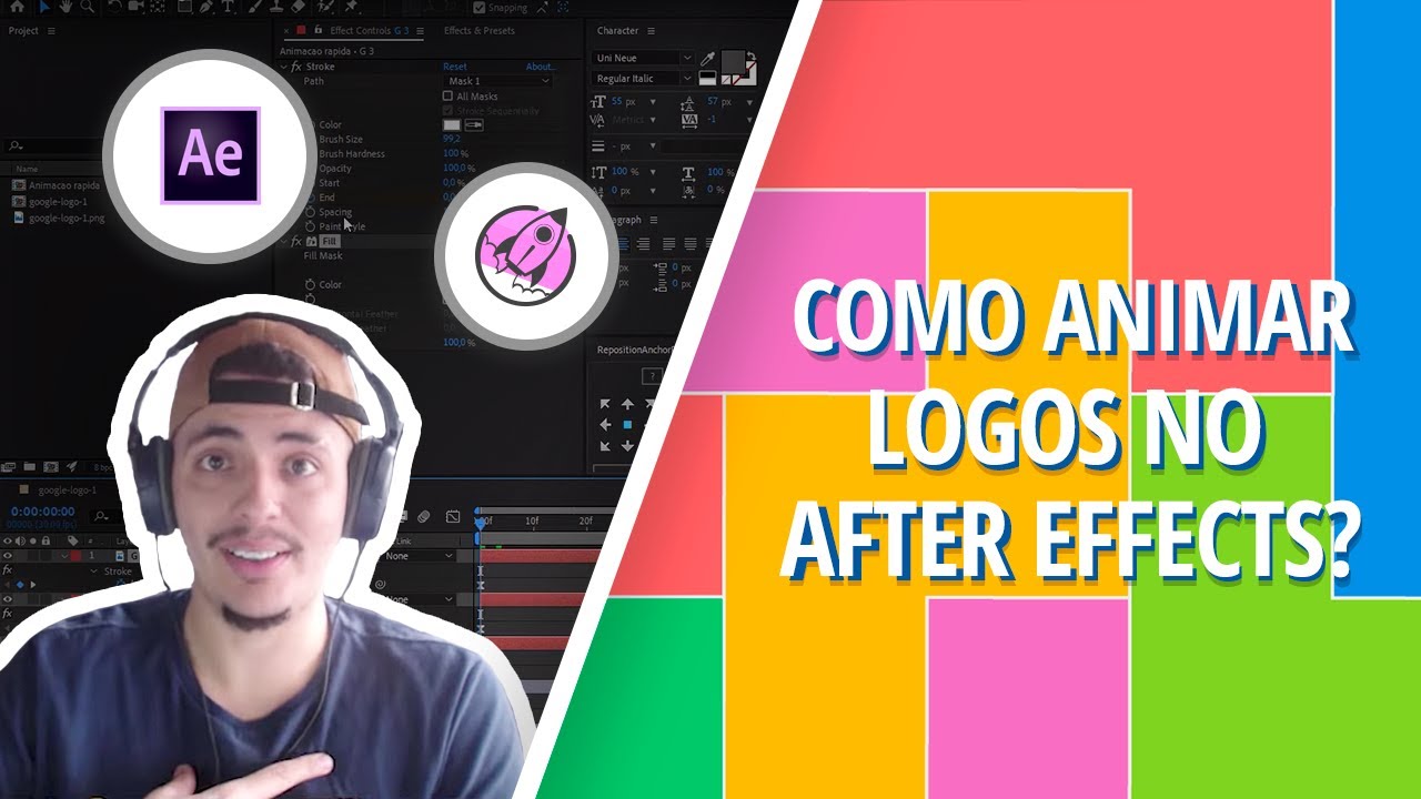 Como animar logos no After Effects? #AluraMais
