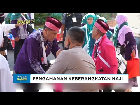 POLDA JATIM AMANKAN PEMBERANGKATAN HAJI 2024