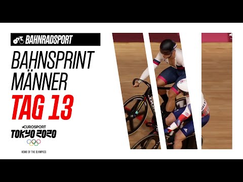 BAHNRADSPORT | Bahnsprint Männer Tag 13 - Highlights | Olympische Spiele - Tokyo 2020