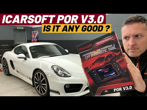 Porsche Owners Must See! UK 20M View Expert Tests: iCarsoft POR V3.0 vs 2013 Cayman Full System Diagnostics