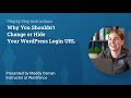 Changing Your WordPress Login URL And Why It S A Bad Idea