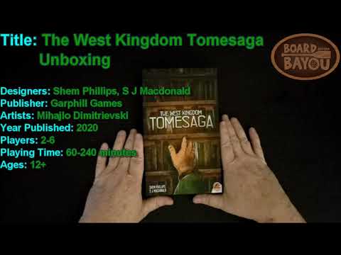 The West Kingdom Tomesaga - Unboxing - Board on the Bayou