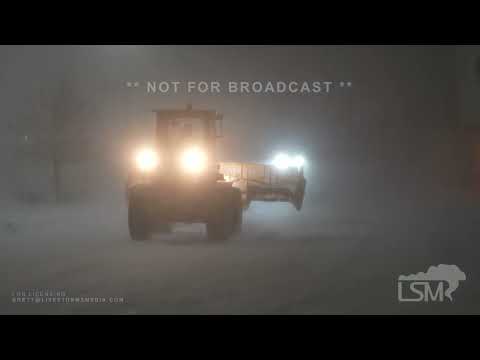 12-23-2022 St Joseph, MI - Blizzard-Post Office Delivering Packages-50mph Winds