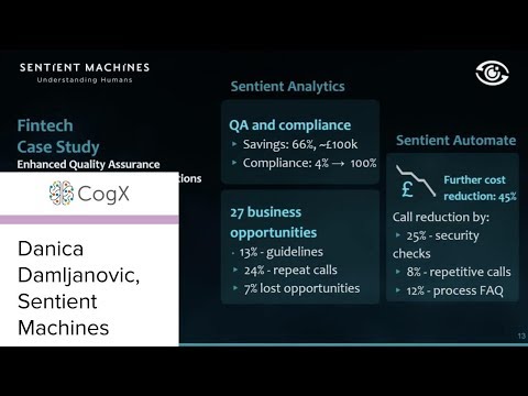 CogX 2018 - Danica Damljanovic, Sentient Machines | CogX