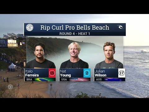 2016 Rip Curl Pro Bells Beach: Round 4, Heat 1 Video