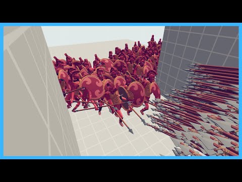 300 Spartans vs 2 every god unit battle | Tabs | Totally Accurate Battle Simulator