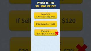 How to calculate selling price with cost and margin % - Part 2