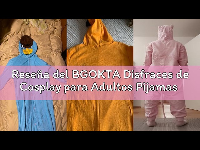 Vídeo relacionado con BGOKTA Disfraces de Cosplay para Adultos Pijamas de Animales One Piece Zorro, XL