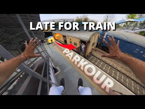 Late for Train 😱 (Crazy Parkour Escape )