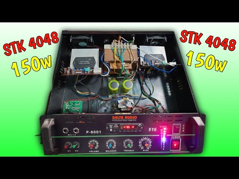 Stk 4048 Dual Channel Power Amplifier 150W+150W