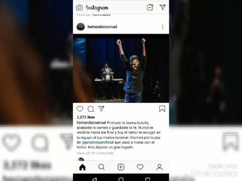 Famosos se despiden del cantante  Julio Melgar