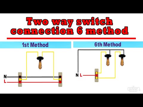 Electrical house wiring 4 gang switch connection
