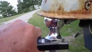 Adjusting a trailer hitch ball tongue
