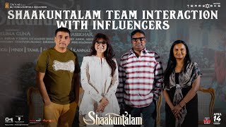 Shaakuntalam Team Interaction With Influengers | Samantha | Gunasekhar | Dil Raju  | April14