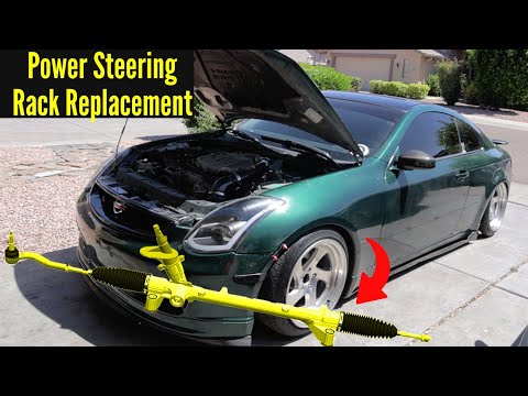 Infiniti G35 Power Steering Rack And Pinion Replacement!