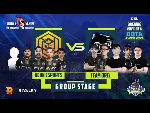 Neon Esports vs Team Orca - Oceanic Esports Dota Championships - Group Stage - B02