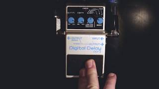 Video thumbnail for Boss DD-2 Digital Delay demo by Depotgear