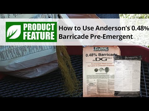  How to Use Andersons 0.48 Barricade Herbicide Video 
