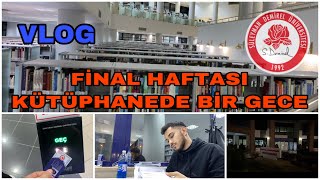 SDÜ Kütüphanede Bir Gece Sabahladım | FİNALLER GELDİ! | Süleyman Demir