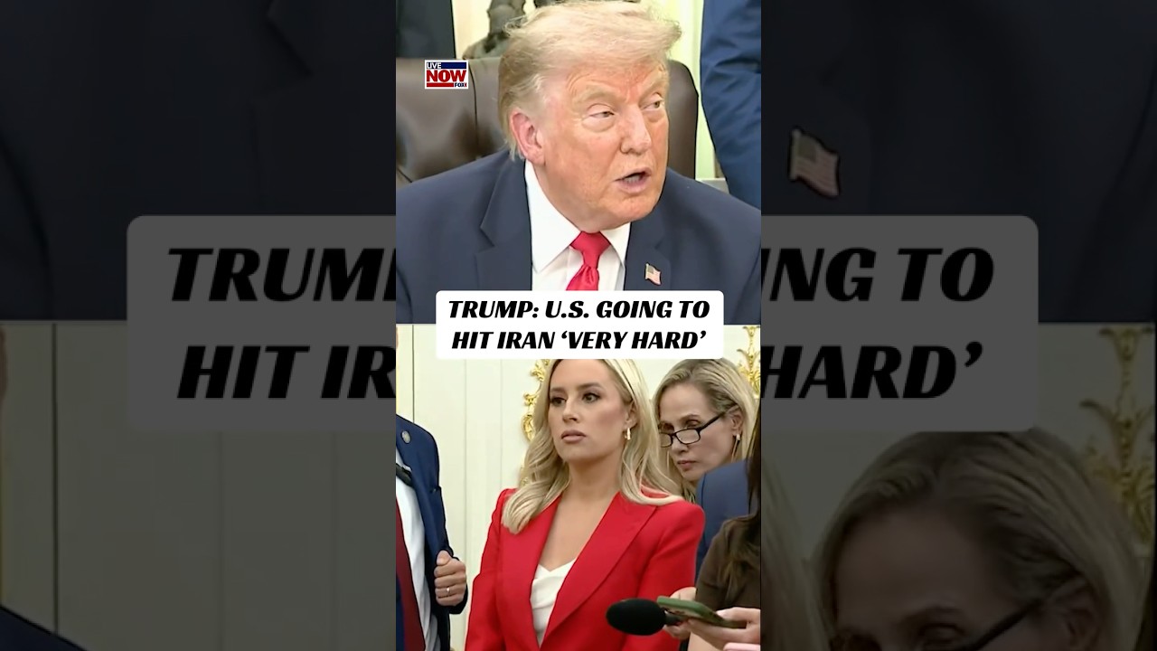 Video thumbnail for Trump: US going to hit Iran ‘very hard’