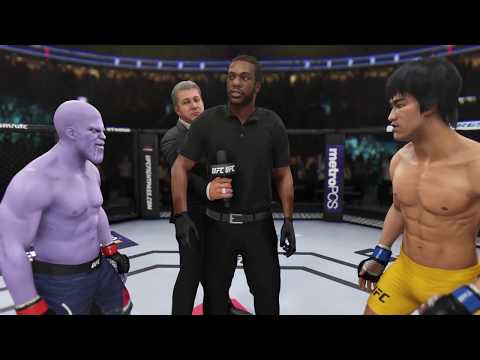 Lil Thanos vs. Bruce Lee (EA Sports UFC 3) - Crazy UFC 👊🤪