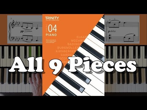 TRINITY Grade 4 Piano (2018-20): All 9 Pieces