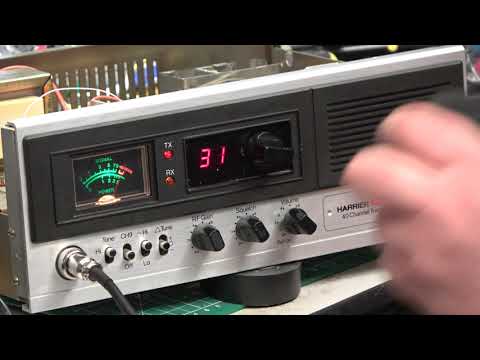 Harrier CBHQ CB27/81 UK FM CB radio base station - On The Air test