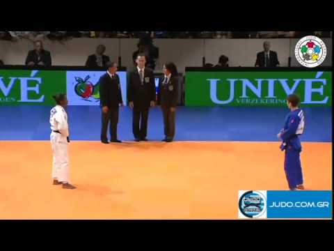 Judo Grand Prix Amsterdam 2011 Final -57kg QUADROS (BRA)-BOUKOUVALA (GRE)