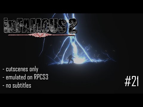 inFAMOUS 2 cutscene #21 - Forced Conduit | RPCS3 Emulator (no subtitles)