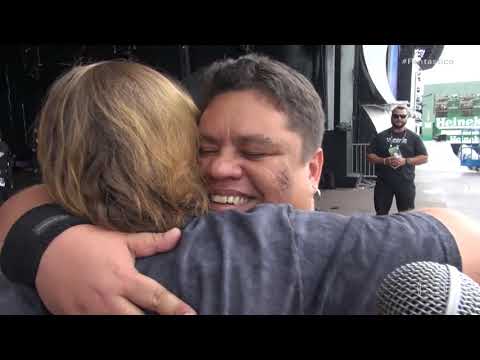 Fantástico acompanha Júnior Bass Groovador com Jack Black do Tenacious D no Rock in Rio 2019