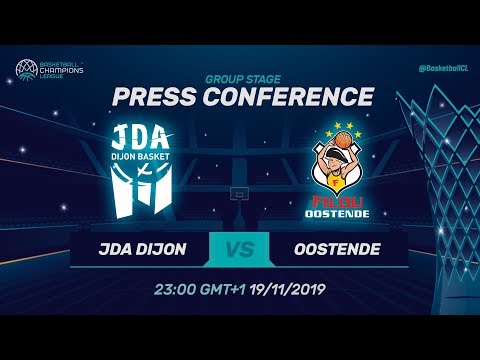 JDA Dijon v Telekom Baskets Bonn - Press Conference - Basketball Champions League 2019-20