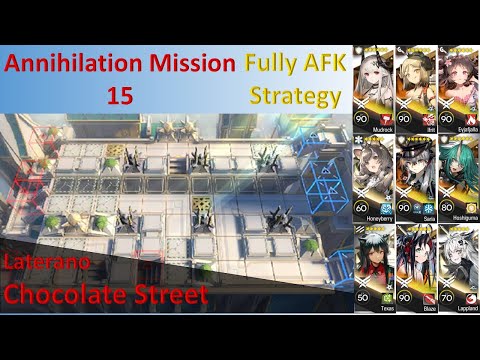 【Arknights】Annihilation 15 Chocolate Street 9 OP AFK Strategy
