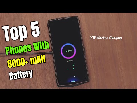 Top 5 Android Phones with Over 8000 mAH Battery Capacity