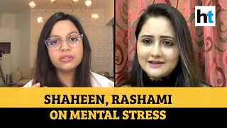 How do Shaheen Bhatt and Rashami Desai stay calm in stressful situations? video