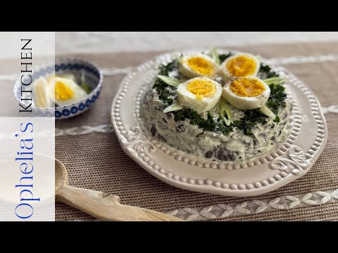 Romanian Mushroom Salad With Mayo (Salata De Ciuperci Cu Maioneza)