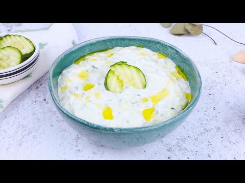 The original recipe of TZATZIKI SAUCE: HEALTHY and TASTY! 😍