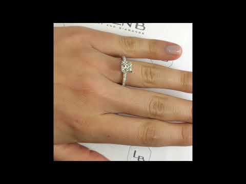 2 ct Princess Cut Diamond Three-Row Band Ring