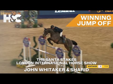 John Whitaker & Sharid Win The Santa Stakes | London International Horse Show