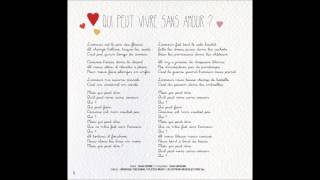 Celine Dion - Qui Peut Vivre Sans Amour (Sans Attendre)