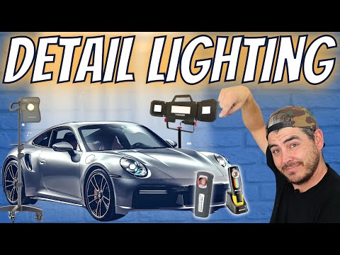 Best Lighting for Car Detailing | Paint Correction and Ceramic Coating