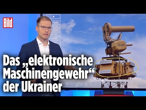 Neue Hightech-Waffe soll Russen-Drohnen vom Himmel holen | BILD Lagezentrum