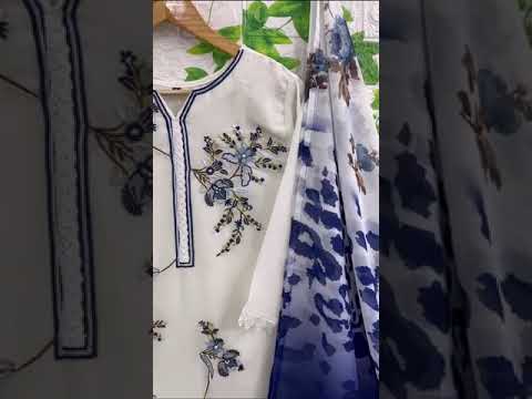 Hoor Tex HF-17 Georgette Wholesale Pakistani Readymade Suit Catalog – product video thumbnail