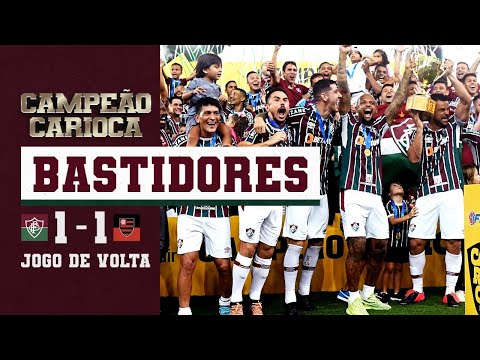 BASTIDORES - FLUMINENSE 1 X 1 FLAMENGO - JOGO DE VOLTA - CAMPEÃO CARIOCA 2022