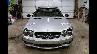 Custom Mercedes Benz SL55 AMG with 705 horsepower... Walk around tour and exhaust sounds!